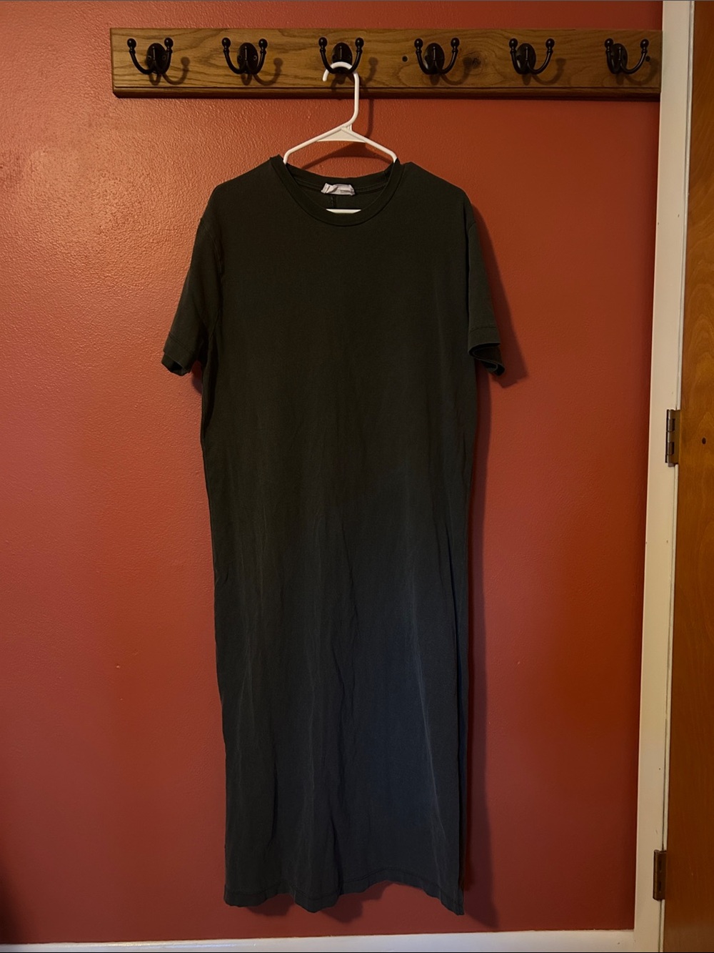 100% Cotton T-Shirt Maxi Dress Size Small